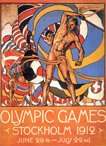 Stockholm Olympic Poster, 1912