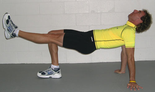 Supine "Elevated" Bridge (1-Leg)