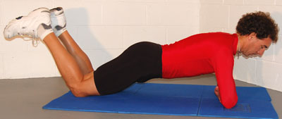 Prone Bridge-Knee Position