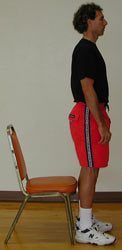 "Chair" Squat-Position 1 (Up)