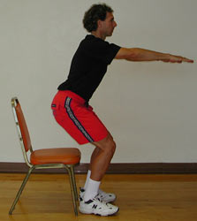 "Chair" Squat-Position 2 (Partial)