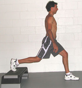 "Off-Bench Lunge" Leg Strength