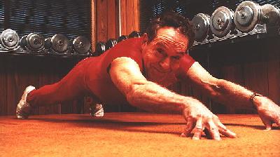 Jack LaLanne Push Up-Jack with fingertips version