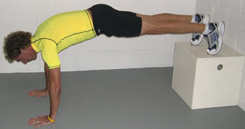 "Inverted" Push-Up: Off Box-1