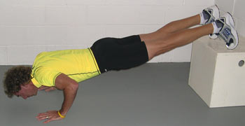 "Inverted" Push-Up: Off Box-2