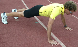 "Wide" Push Up-Position 1 (Up)