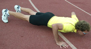 "Wide" Push Up-Position 2 (Down)