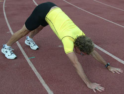 "Cobra" Push Up-Position 1 (Up/Hip Hinge)