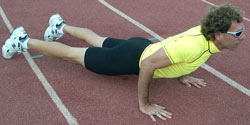 "Cobra" Push Up-Position 4 (Extending Forward & Up)