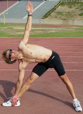 Triangle Yoga Pose-Front View