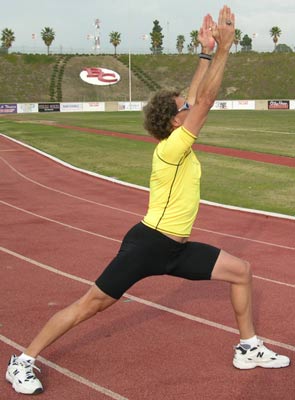 "Warrior I" Yoga Pose