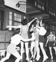 Duke Hoop Girls circa 1940s