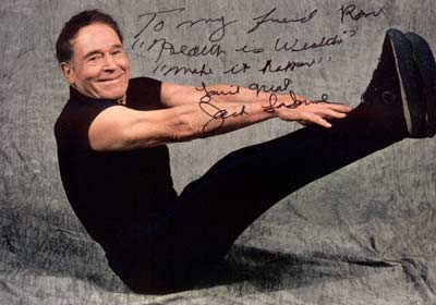 Jack LaLanne Photo to Ron Jones