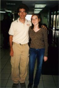 Ron & Alicia at Airport