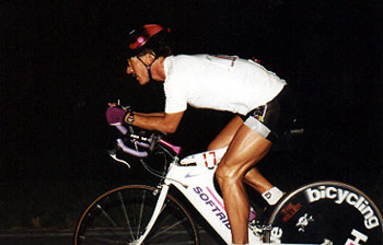 Chet in Huntsville, AL Double Ironman, Photo by Ron Jones